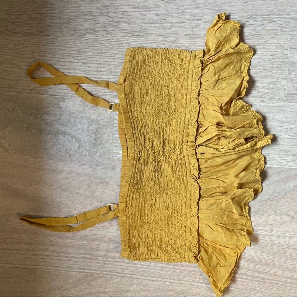 Aritzia yellow camisole